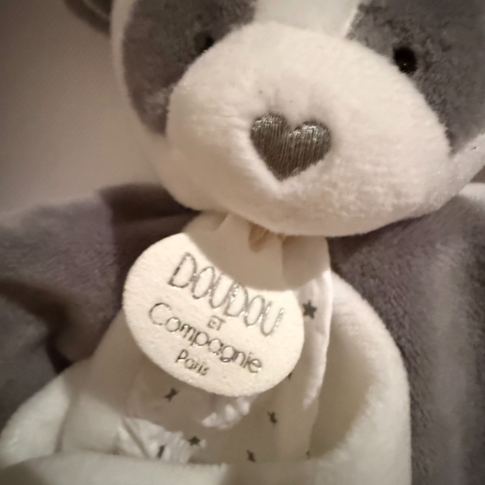 NEW Baby Lovey Panda Bear Plush Doudou et Compagnie Paris Soft Baby Toy Gift - Picture 3 of 4